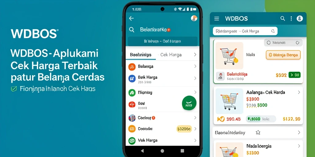 Tampilan antarmuka WDBOS yang memudahkan cek harga produk.