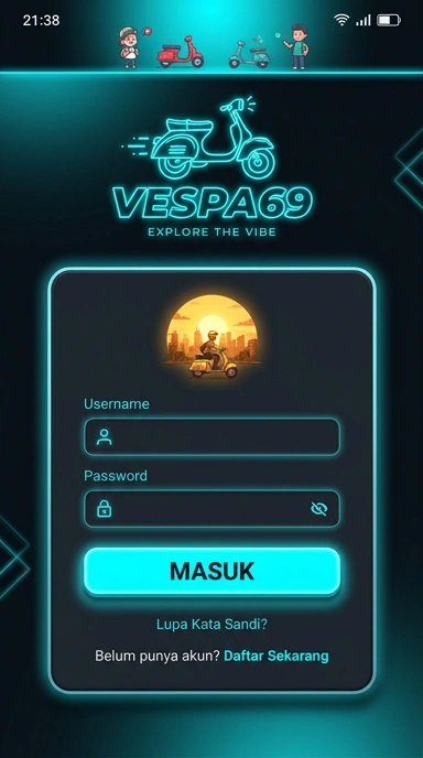 Masuk Akun Vespa69 untuk Pengguna Android